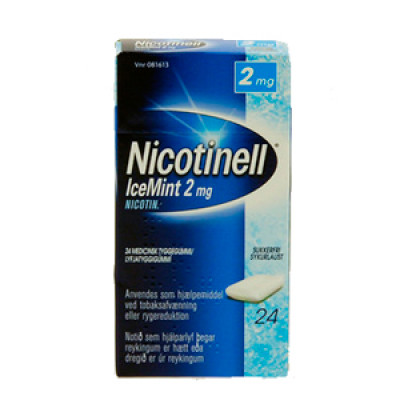 Nicotinell Icemint Tyggegummi 2MG (24 stk)