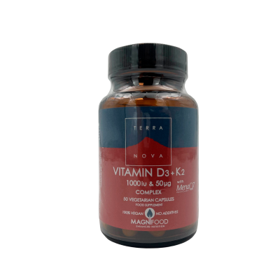 Vitamin D3+K2 Vitamin 1000 iu & 50ug Complex (50 kaps)