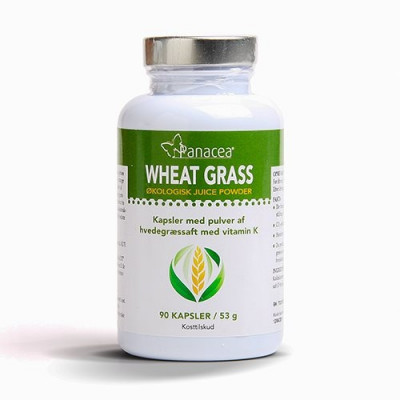 Wheat Grass Juice Kapsler Raw Food (90 kap)