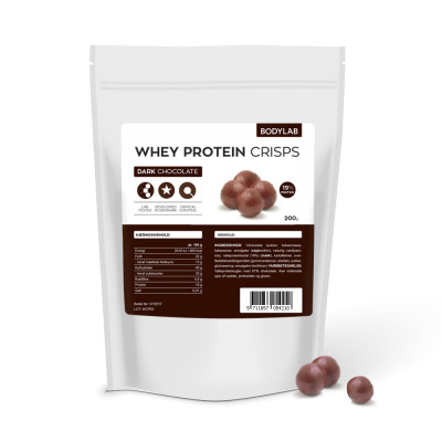 Bodylab Whey Protein Crisps Dark Chocolate (200 g)