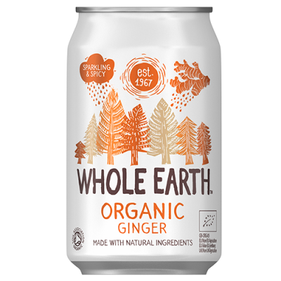 Whole Earth Ingefær sodavand Ø (330 ml)