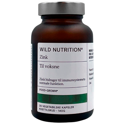 Wild Nutrition Food-Grown Zinc Plus (30 kaps)