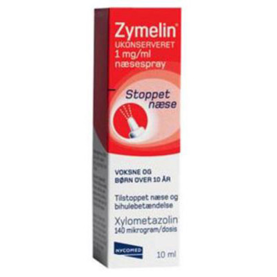 Zymelin Ukonserveret Næsespray 1 mg (10 ml)