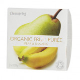 Clearspring Organic Frugtpuré Pære & Banan Ø (200 g)