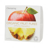 Clearspring Organic Frugtpuré Æble & Ananas Ø (200 gr)