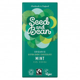 Seed & Bean Mørk Chokolade 72% med Mint Ø (85 gr)