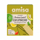 Amisa Glutenfri Knækbrød Protein Linse Ø (100 g)