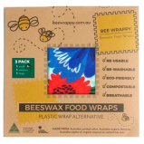Bee Happy Beeswax Food Wraps (3 Pack)