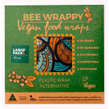 Bee Wrappy Vegan Food Wraps 2 x large (1 pk)