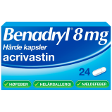 Benadryl Kapsler 8 mg (24 stk)