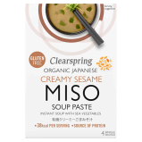 Clearspring Miso Soup Paste Cremet Sesam Ø (4 x 15 g)
