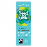 Seed & Bean Mælkechokolade m. Sea Salt & Lime 37% Ø (25 g)