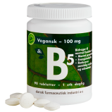 Grønne Vitaminer B5-vitamin 100 mg (90 tabletter)