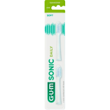 GUM Refill Sonic Hvid Børstehoveder (2 stk)