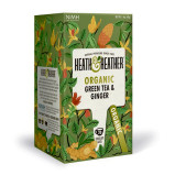 Vareprøve - Heath & Heather Organic Green Tea & Ginger - 1 br