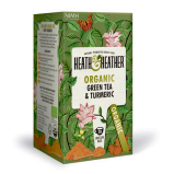 Heath & Heather Organic Green Tea & Turmeric (20 breve)