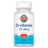 Kal D-vitamin 25 mcg (100 kapsler)