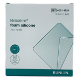 Kliniderm Foam Silikone 10x10 cm (5 stk)
