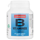 Lekaform B-Vitaminer (80 tabl)