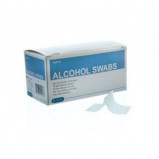 Mediq Alkoholswab 70% Isopropylalkohol, Blå (100 stk)