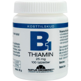 Natur Drogeriet B1 Vitamin 25 Mg (100 tab)