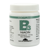 Natur Drogeriet B3 Niacin Nikotinsyre 9 mg (100 tab)