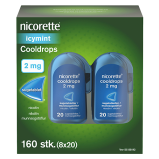Nicorette Cooldrops Sugetb 2MG (160 stk)