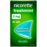 Nicorette Freshmint Tyggegummi 2MG (30 stk)