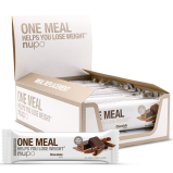 Nupo One Meal Bar Chocolate - Kasse M. 12 stk (1 kasse)
