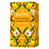 Pukka Lemon, Ginger & Manuka Honey Te Ø (20 breve)