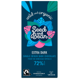 Seed & Bean Mørk Chokolade 72% Ø (75 g)