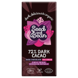 Seed & Bean Mørk Chokolade 72% Ø (75 g)