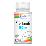 Solaray C-vitamin 500 mg (100 kapsler)