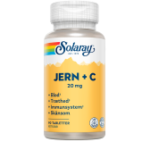 Solaray Jern +C (90 tabletter)