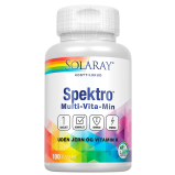Solaray Spektro Multivitamin uden jern og K-vitamin (100 kapsler)