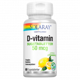 Solaray Vitamin D 50 mcg (60 sugetabl.)