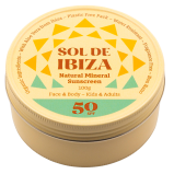 Sol De Ibiza Face & Body Plastic Free Tin SPF50 (100 g)