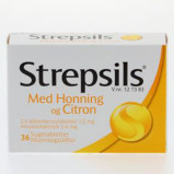 Strepsils Honning/Citron Sugetabletter (36 stk)