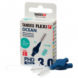 TANDEX Flexi Mellemrumsbørste Ocean PHD 3.0/ISO 8 (6 stk)