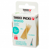 TANDEX Picki Mellemrumsbørste Wood Birk Trekantet (80 stk)