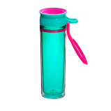 WOW Sports Bottle Turquoise Pink (600 ml)