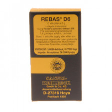 Rebas D6 stikpiller (10 stk)