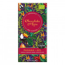Chocolate and Love Chokolade Panama 80% Ø (80g)