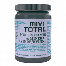 MiviTotal Multivitamin & Mineraler Kvinde (90 tab)