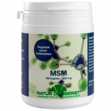 Natur Drogeriet MSM 500 mg (180 kapsler)