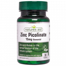 Natures Aid Zinc Picolinate 15 mg Elemental (30 tab)