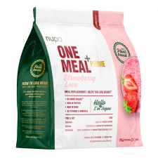 Nupo One Meal +Prime Strawberry Love Vegan (360 g) (Helsebixen)