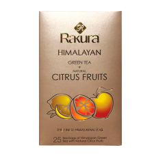 Rakura Himalayan Green Tea + Natural Citrus Fruits (25 stk)