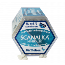Scanalka Mineraler - Berthelsen (1000 tabletter)