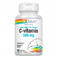 Solaray C-vitamin 500 mg (180 kapsler) 